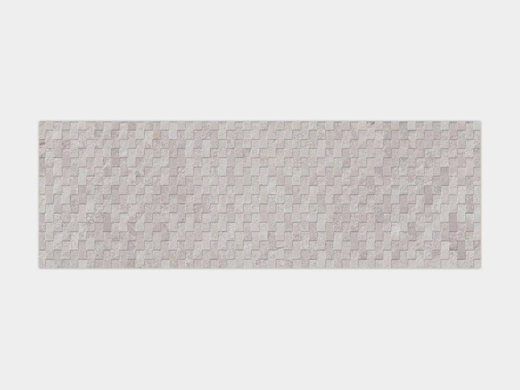 Image 13 x 39 Matte-Gloss Silver Deco