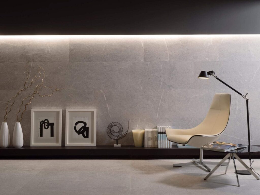 Lucerna Acero 18X47 wall sample