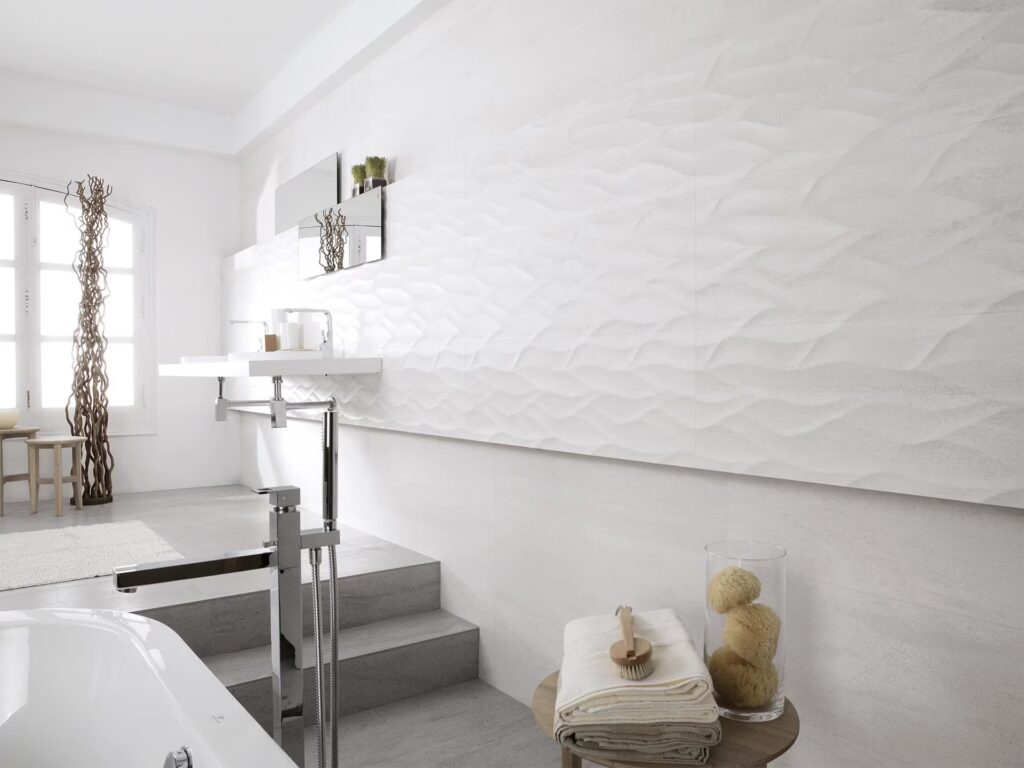 Madagascar Blanco 13X39 blanco wall sample
