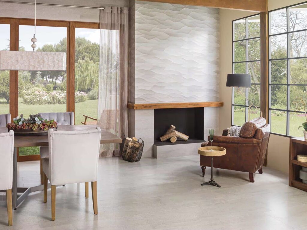 Madagascar Natural 13X39 living room fireplace wall sample