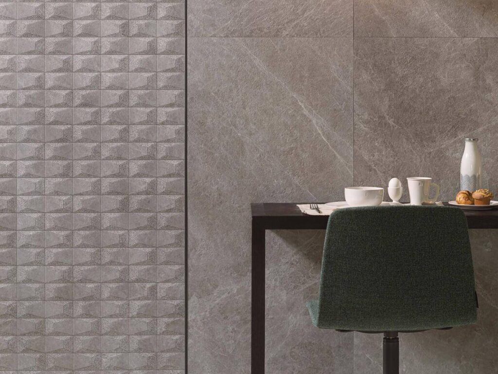 Mosaico Mystic Grey 23X59 wall sample 2