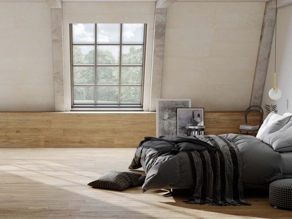 Newport Natural 13X39 bedroom wall sample