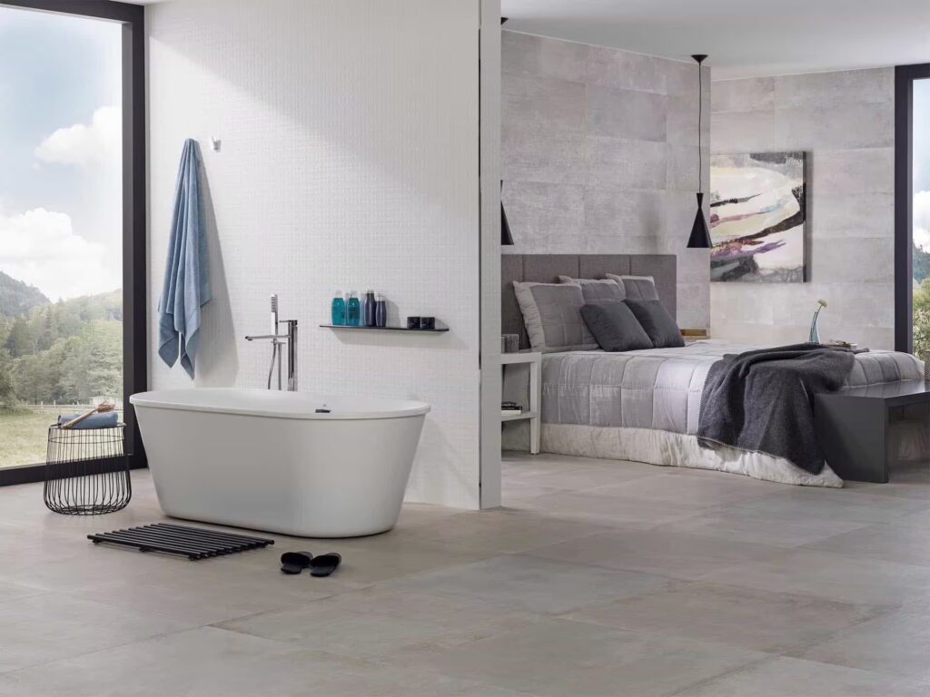 Newport Natural 13X39 bedroom wall sample 2