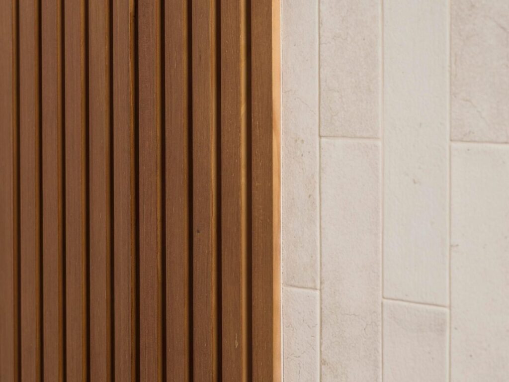 Parma Limestone 3X12 wall sample close up