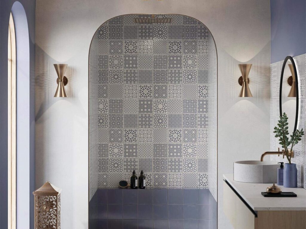 Ronda Marino 6X6 shower wall and vanity wall sample