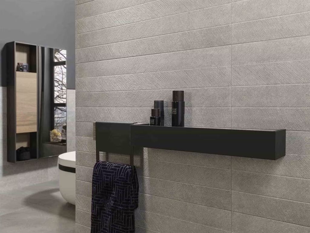 Spiga Bottega Acero 18X47 wall sample