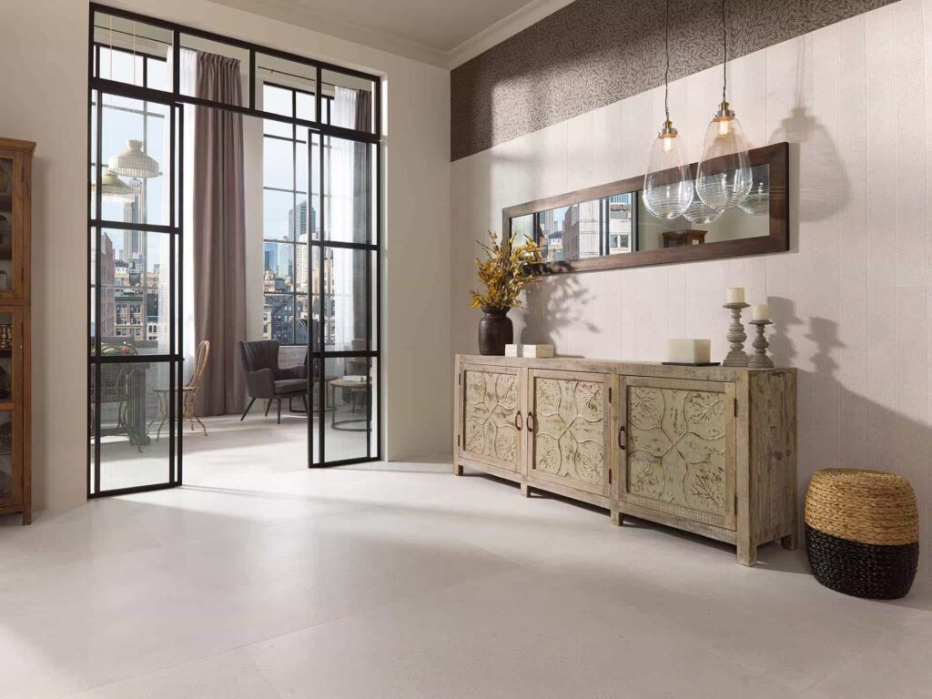 Spiga Bottega White 18X47 wall sample