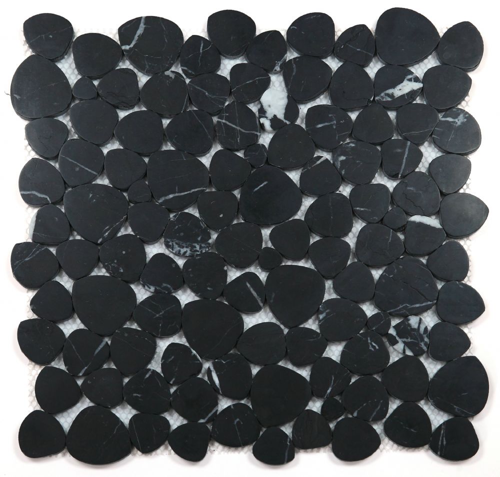 Aphrodite Marquina Honed 12″ x 12″
