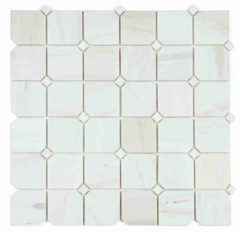 Clipped Square Wooden White Honed 11.75 x 11.75
