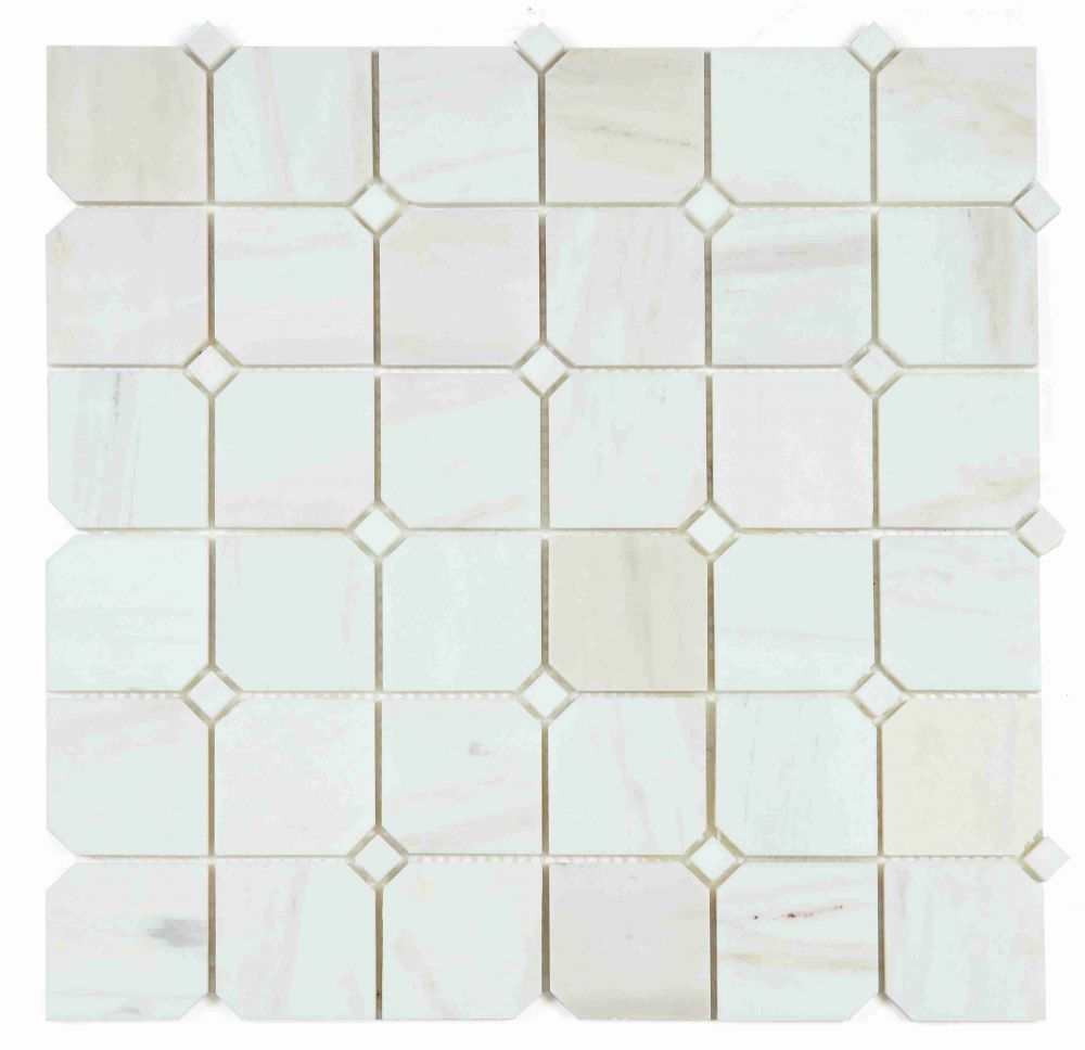 Clipped Square Wooden White Honed 11.75″ x 11.75″