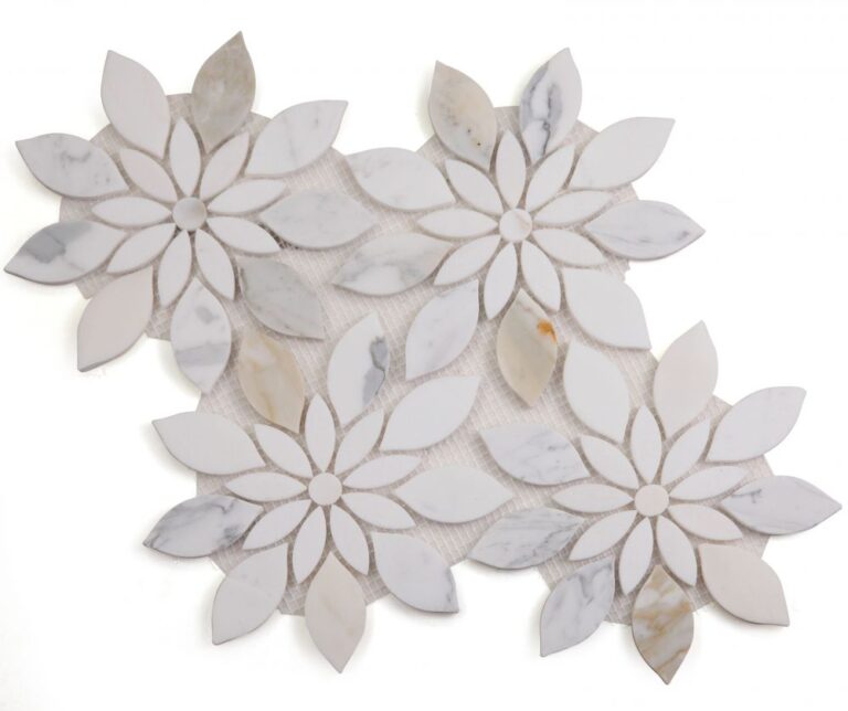 Daisy Bloom Calacatta 11.75 x 13.25