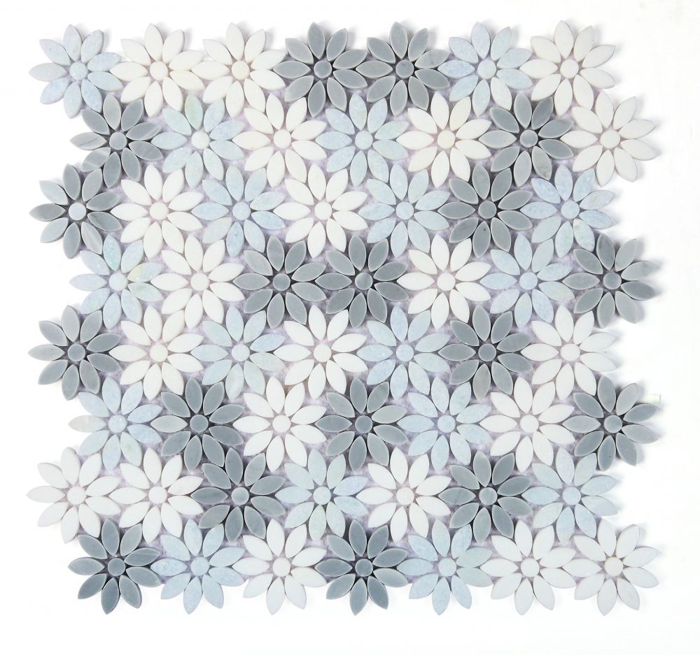 Daisy Crystal Ocean 12.5″ x 13″
