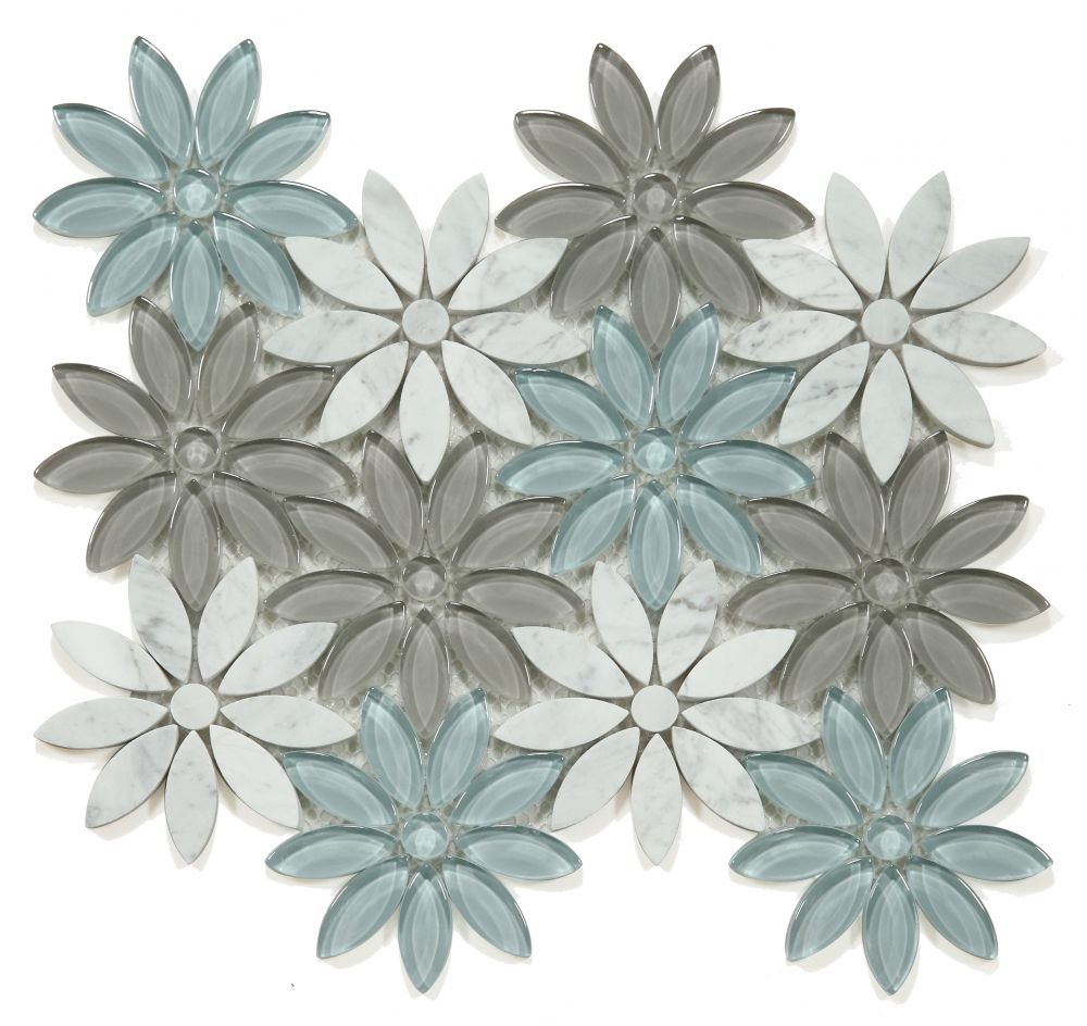 Daisy White Sky 10″ x 11.25″