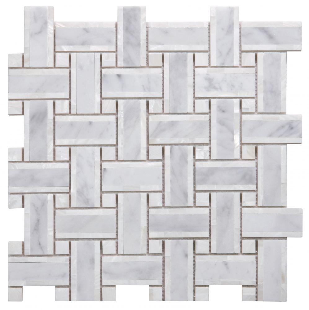 Diana Cross Carrara 12.25″ x 12.25″