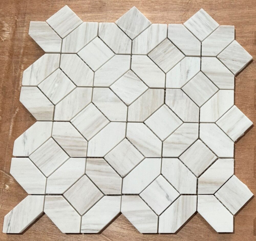 Eclipse Wooden White Honed 13″ x 13″