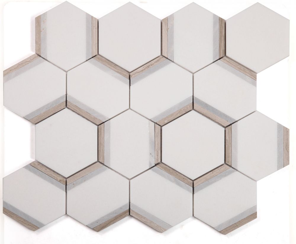Hexagon Royal Sky 12″ x 13.75″