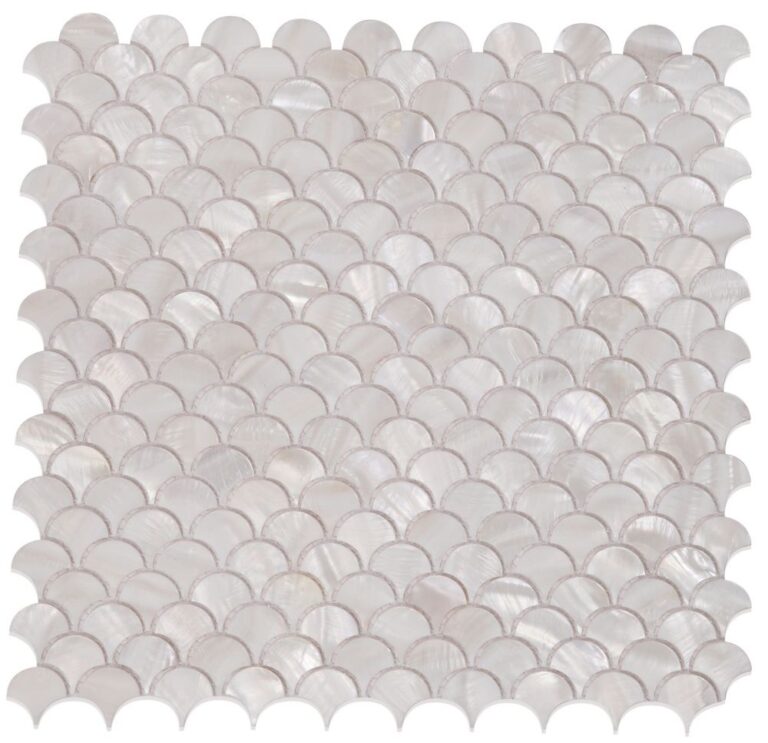 Pearl White Scale 11.75 x 11.75