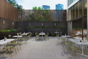 BB CONCRETE BLACK MATTE:SATIN 12X24-POR commercial floor outdoor setting