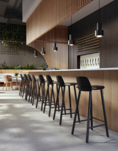 BB CONCRETE BLACK MATTE:SATIN 12X24-POR outdoor kitchen scene