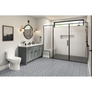 BORIGNI 2X2 BLACK MOSAIC Roomscene01