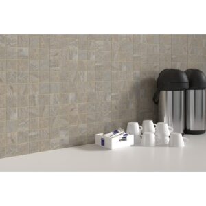 MILESTONE - 1.89X1.89:12X12, TAUPE, MATTE wall sample