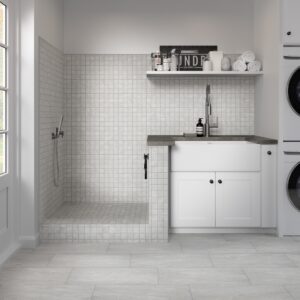 MILESTONE - 1.89X1.89:12X12, WHITE, MATTE wall sample