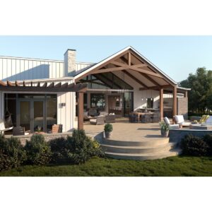 MILESTONE - 12X24, TAUPE, MATTE outdoor scene