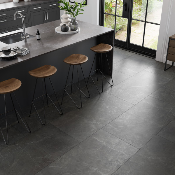 STERLINA II ASPHALT MATTE 24X47 floor sample