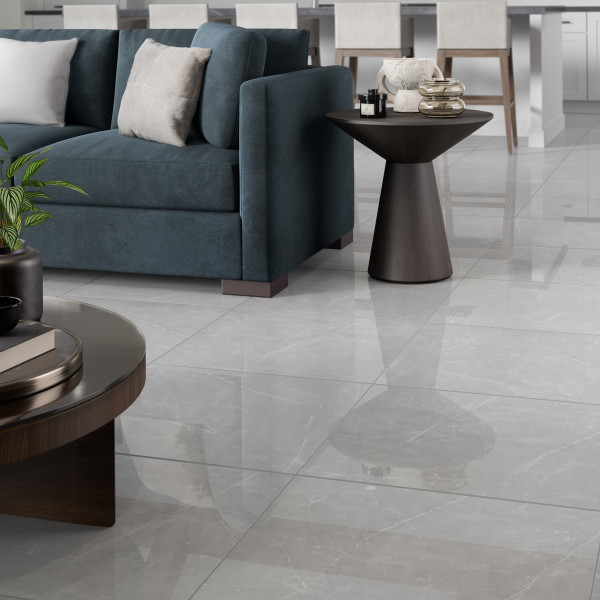 STERLINA II GRAY POLISHED 24X24 floor sample