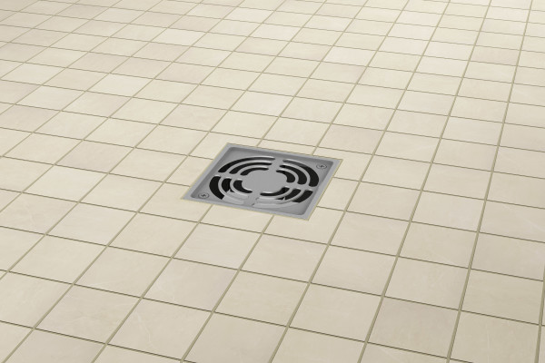 STERLINA II IVORY MATTE MOSAIC 2X2:12X12-POR shower drain