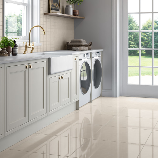 STERLINA II IVORY POLISHED 24X24 floor sample 2