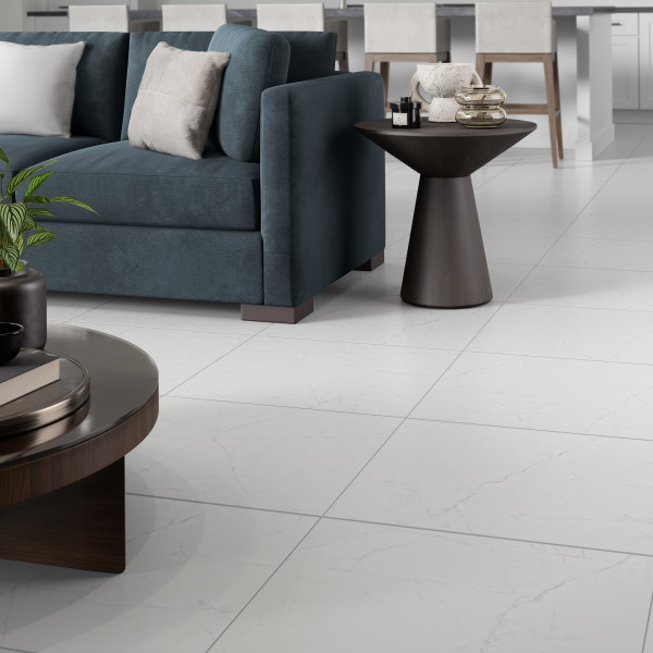 STERLINA II WHITE MATTE 24X24 floor smaple