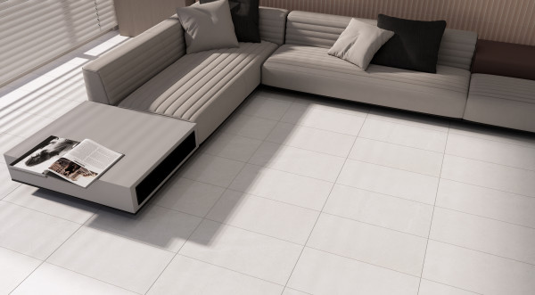 TERRAMOR BIANCO HONED 12X24-POR floor sample