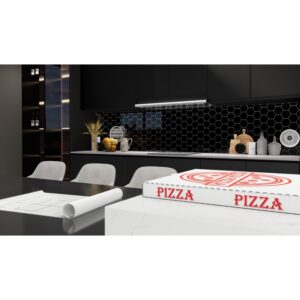 TIMES SQUARE MOSAIC 4X4:10X13 BLACK Roomscene01