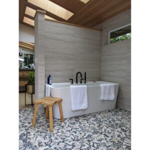 VENETIAN PEBBLES - 2X2:12X12 FLAT, 4 COLOR, SATIN btahroom floor