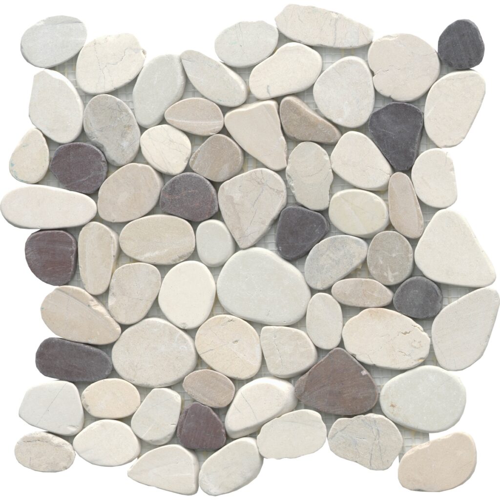VENETIAN PEBBLES - 2X2:12X12 FLAT, GELATO, SATIN