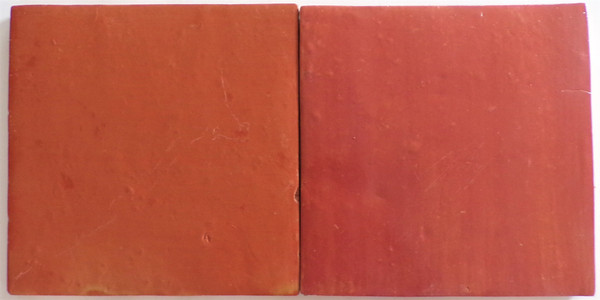 12×12 Saltillo Brick Red Stained & Sealed