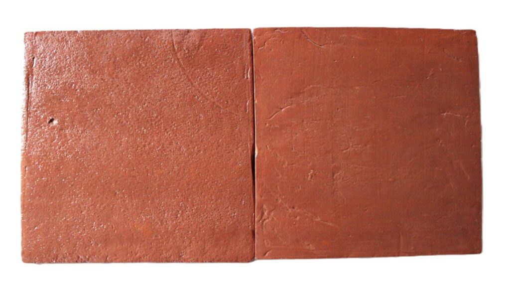 12×12 Saltillo Rustic Soft Brown Stained & Sealed