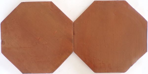12″ & 8″ Saltillo Octagon Chocolate Stained & Sealed