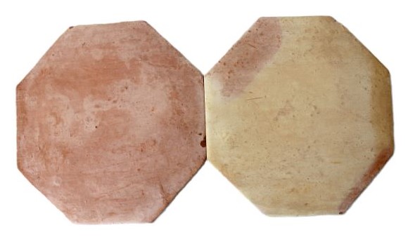 12″ & 8″ Saltillo Octagon Natural Waterbase Sealed