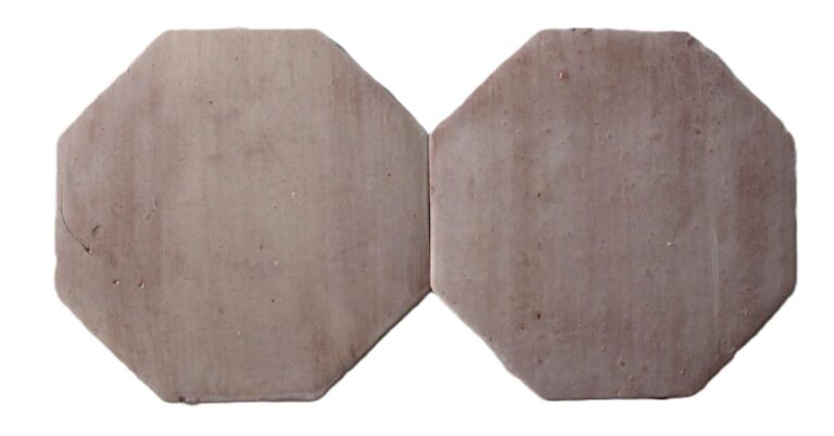 12″ & 8″ Saltillo Octagon White Wash Stained & Sealed