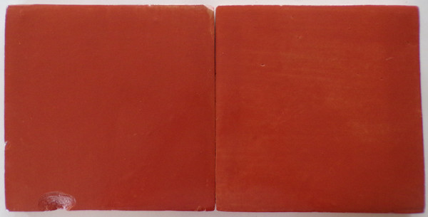 8×8 Saltillo Brick Red Stained & Sealed