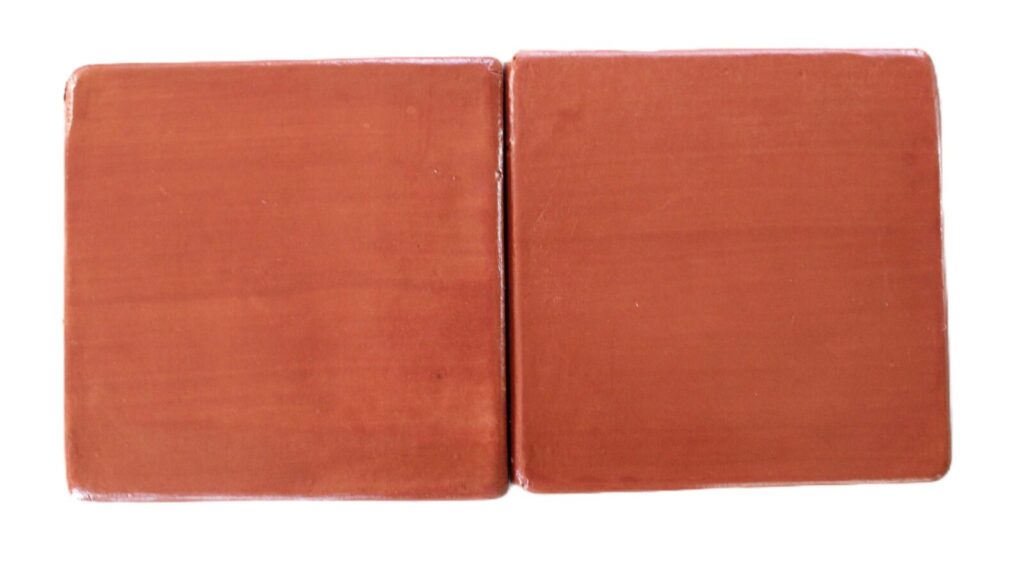 8×8 Super Saltillo Brick Red Stained & Sealed