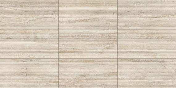 Calligo Rectangle Fluted 12 X 24 Almond Grid01