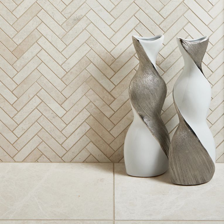 Completa Herringbone 1 X 4 Terra Nova Bathroom03