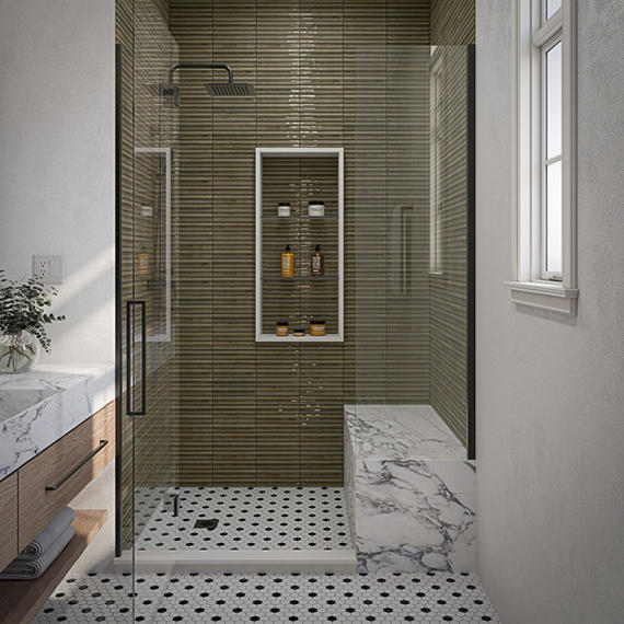 Remedy Rectangle Fluted 2 X 10 Antidote Roomscene02