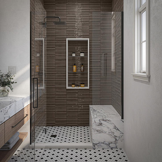 Remedy Rectangle Fluted 2 X 10 Zen Roomscene02