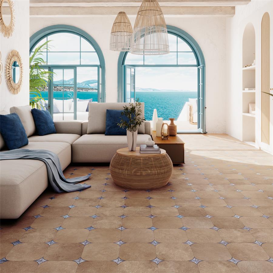 Atlas Star Quartet Cotto Marina 9-3:4x9-3:4 Roomscene01