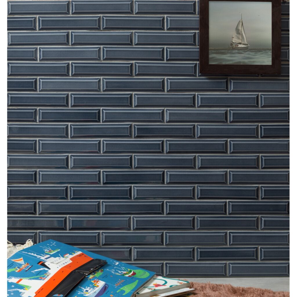 KINETIC 11 X 12 Mosaic BLue wall sample