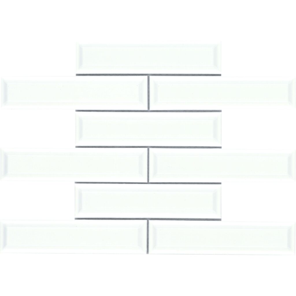 KINETIC 11 X 12 Mosaic White